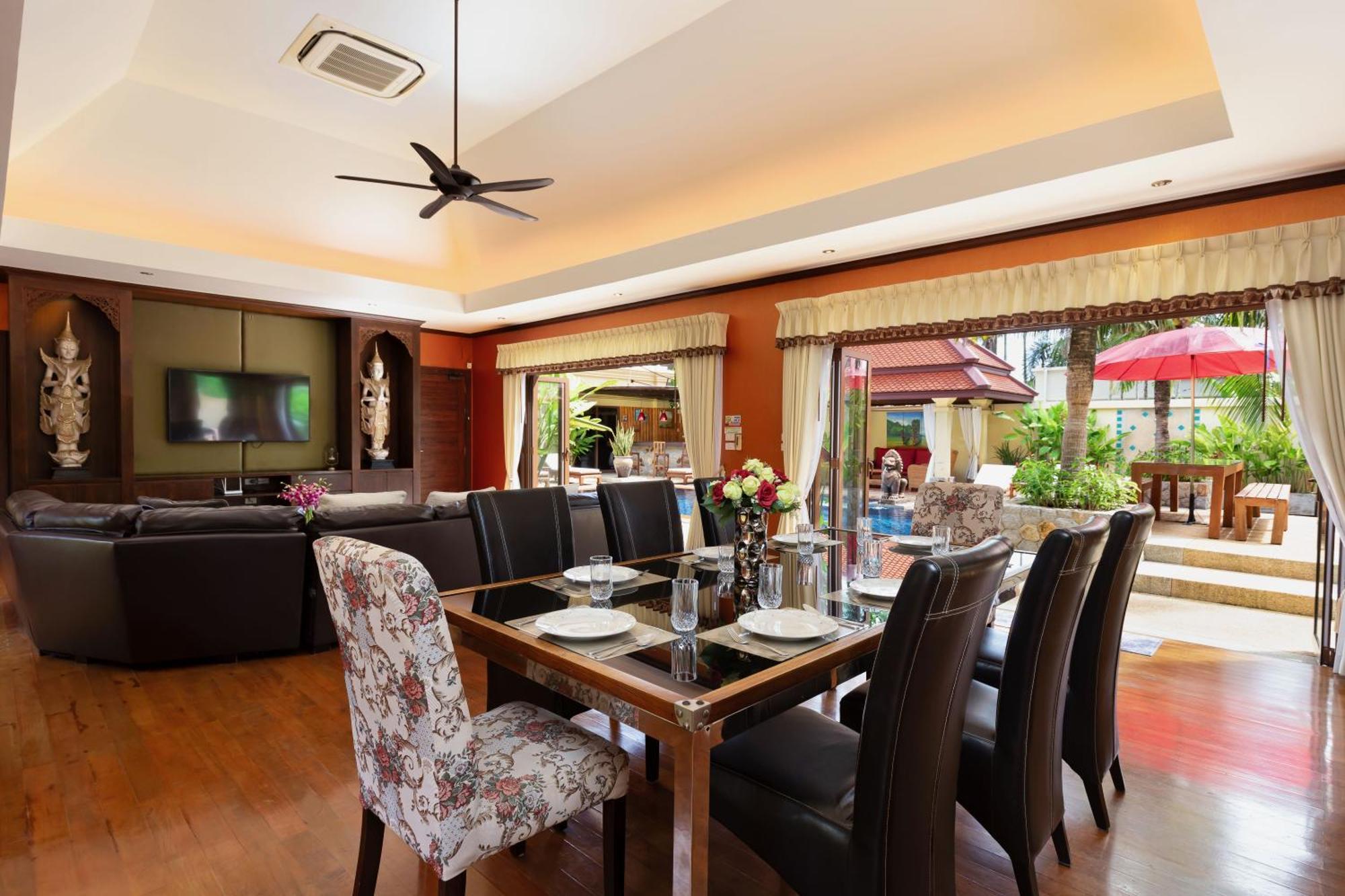 Extraordinary Courtyard 6Br Pool Villa Sri Suri, Naiharn Rawai Екстер'єр фото